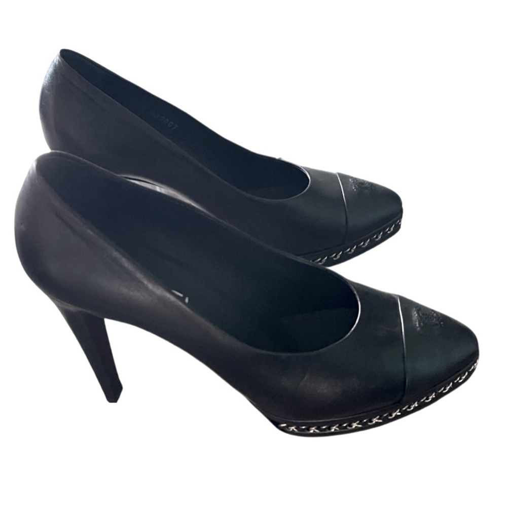 Chanel Chain Link Heels MUST HAVE!! - Picture 3 of 12